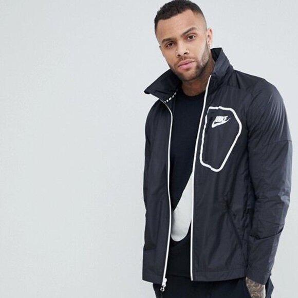 Nike Other - Nike AV15 Advance Woven lightweight jacket with built in hood